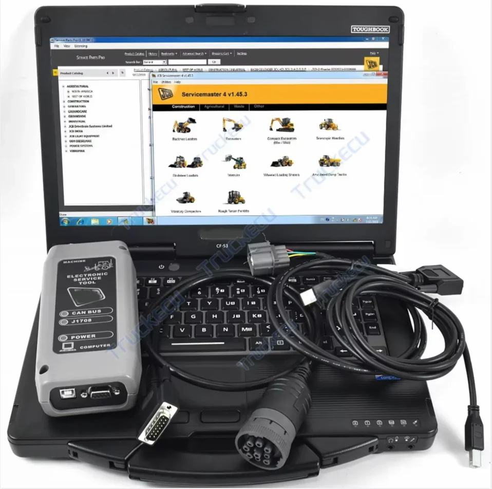 Heavy Equipment Service - Construction equipment generator for JCB electronic