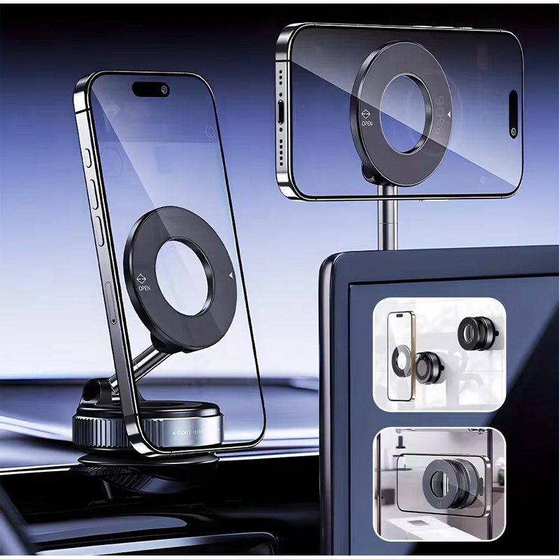 Foldable Magnetic Phone Holder - Vacuum Suction Cup Lifter ulasan dan harga
