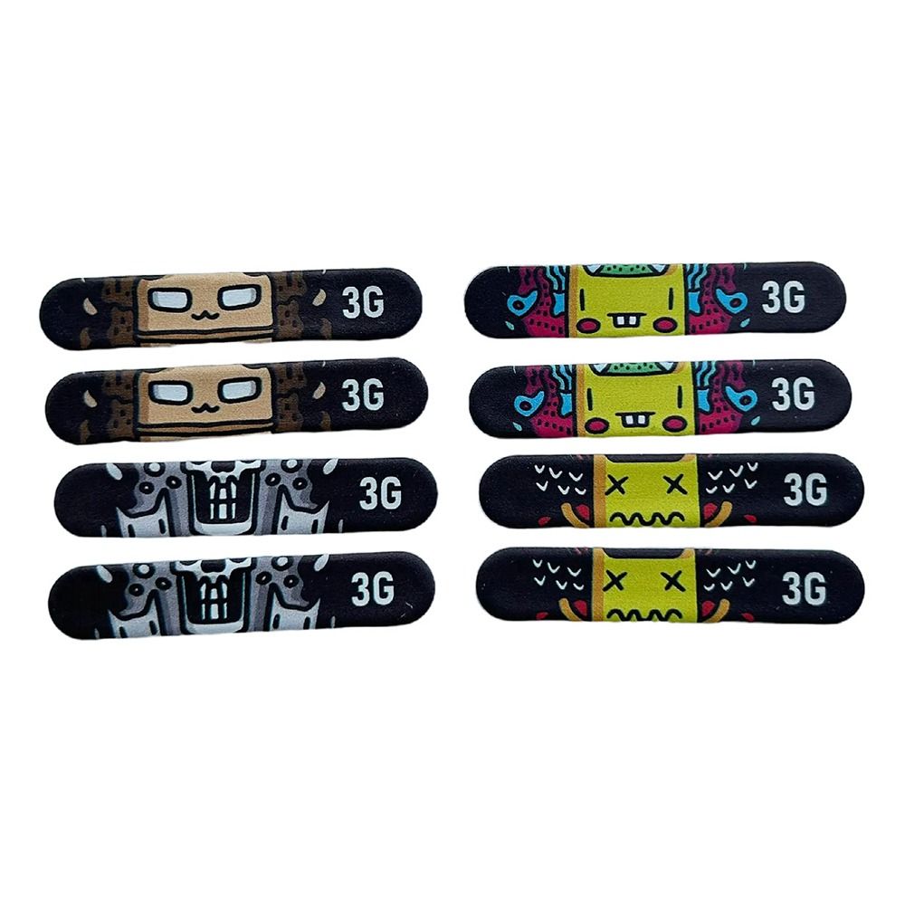 6PCS Cartoon Tennis Racket Wei - Heavy Equipment Stickers ulasan dan harga