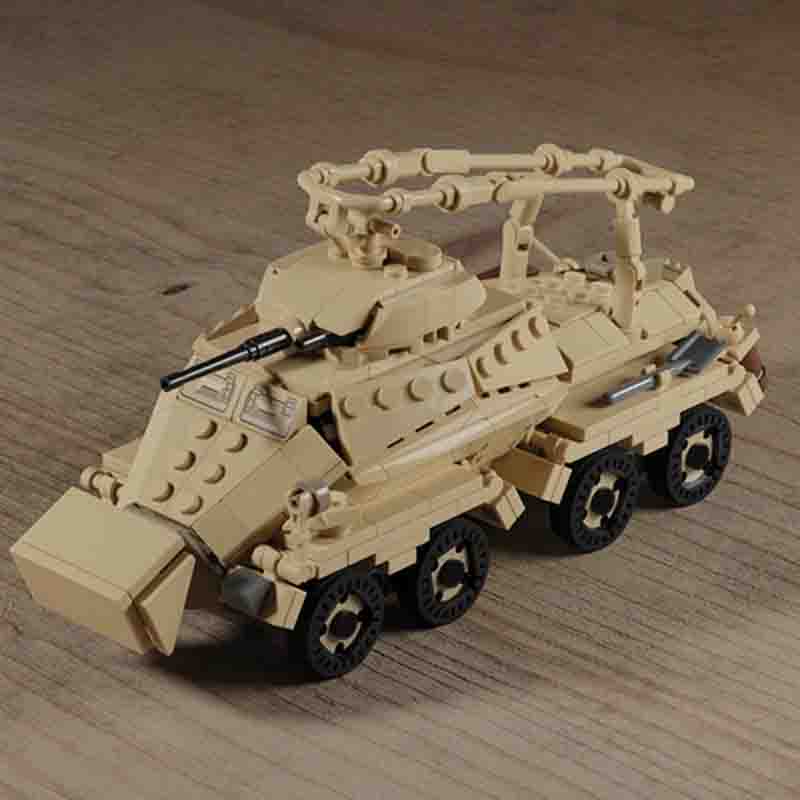 Heavy Armored Car Model MOC Bu - Heavy Equipment Armor ulasan dan harga