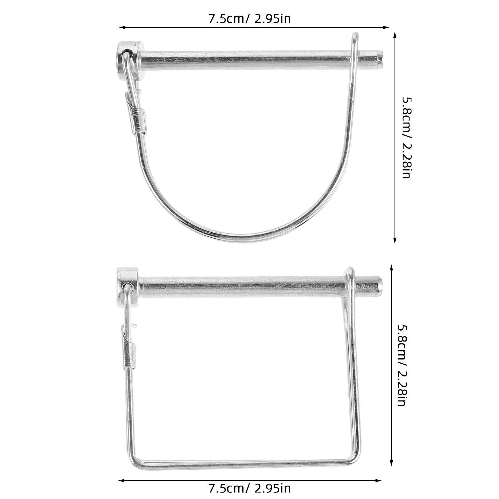 8Pcs Trailer Coupler Hitch Pin - Heavy Equipment Yard ulasan dan harga