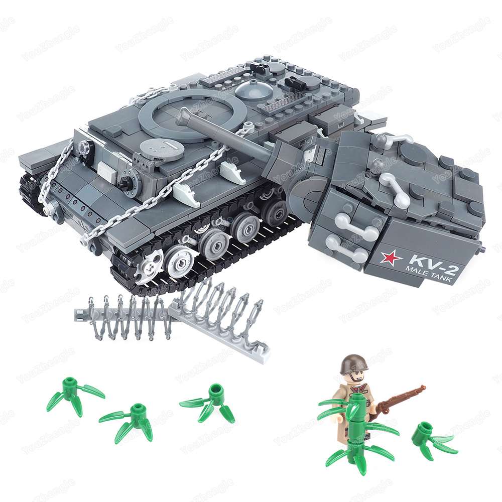 WW2 KV-2 Heavy tank Building B - Heavy Equipment Armor ulasan dan harga