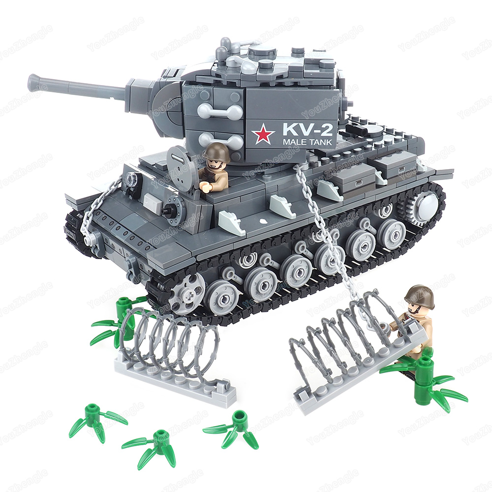 WW2 KV-2 Heavy tank Building B - Heavy Equipment Armor ulasan dan harga