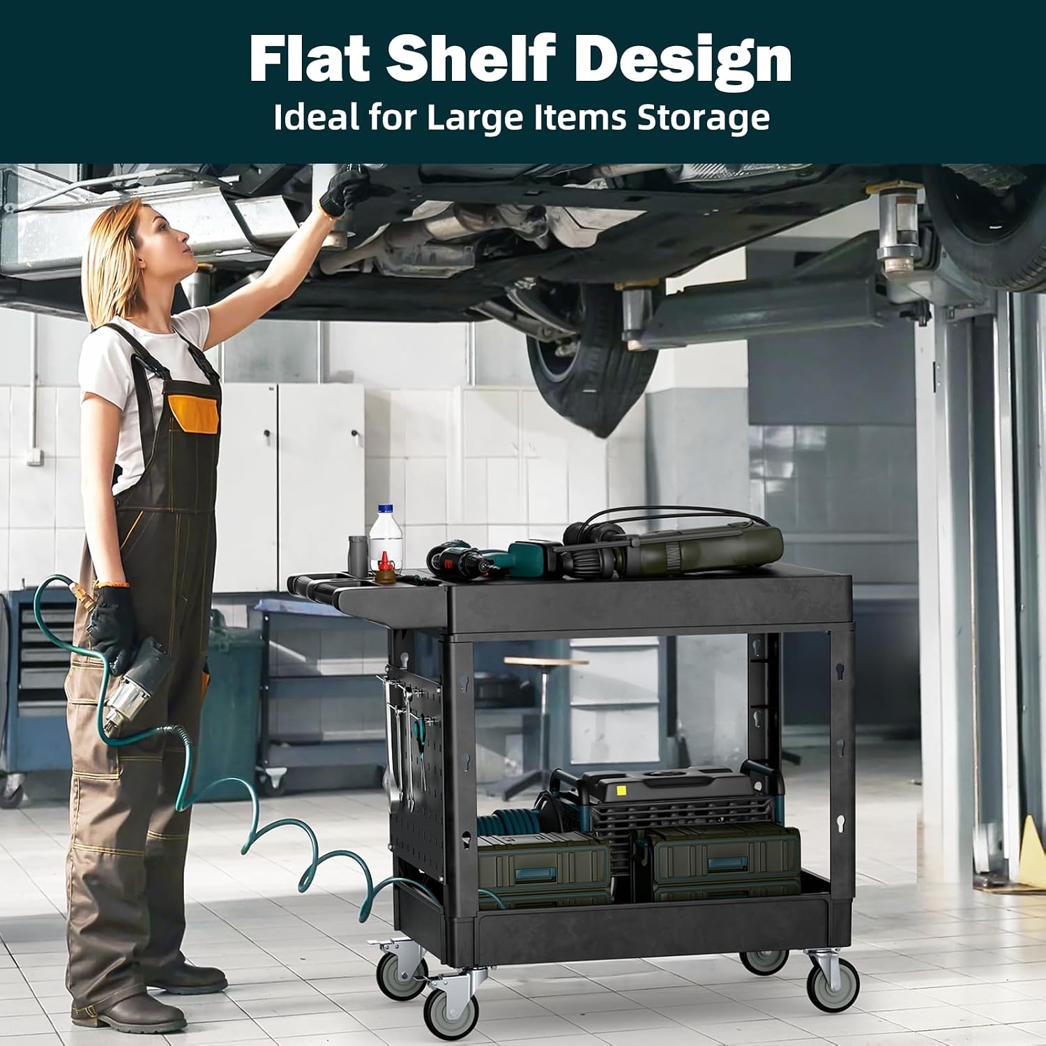 Heavy Duty 2-Shelf Flat Top Wh - Heavy Equipment Service ulasan dan harga