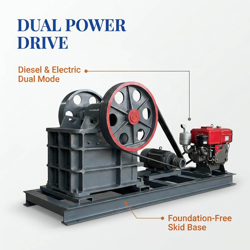 CE-Certified Dual-Power Diesel - Heavy Equipment Electrical ulasan dan harga
