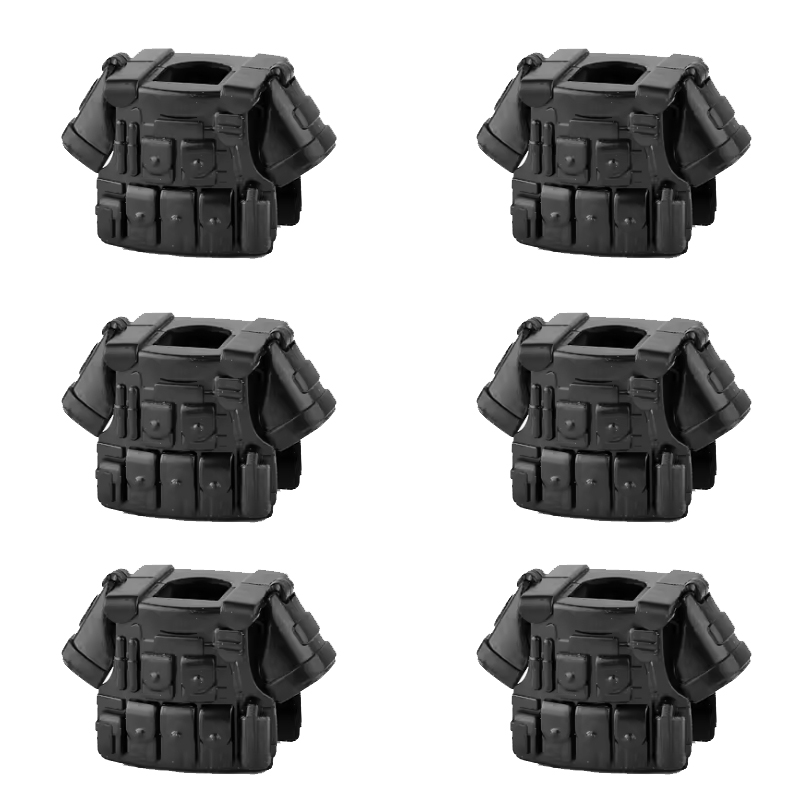 6PCS/LOT Building Block Equipm - Heavy Equipment Armor ulasan dan harga