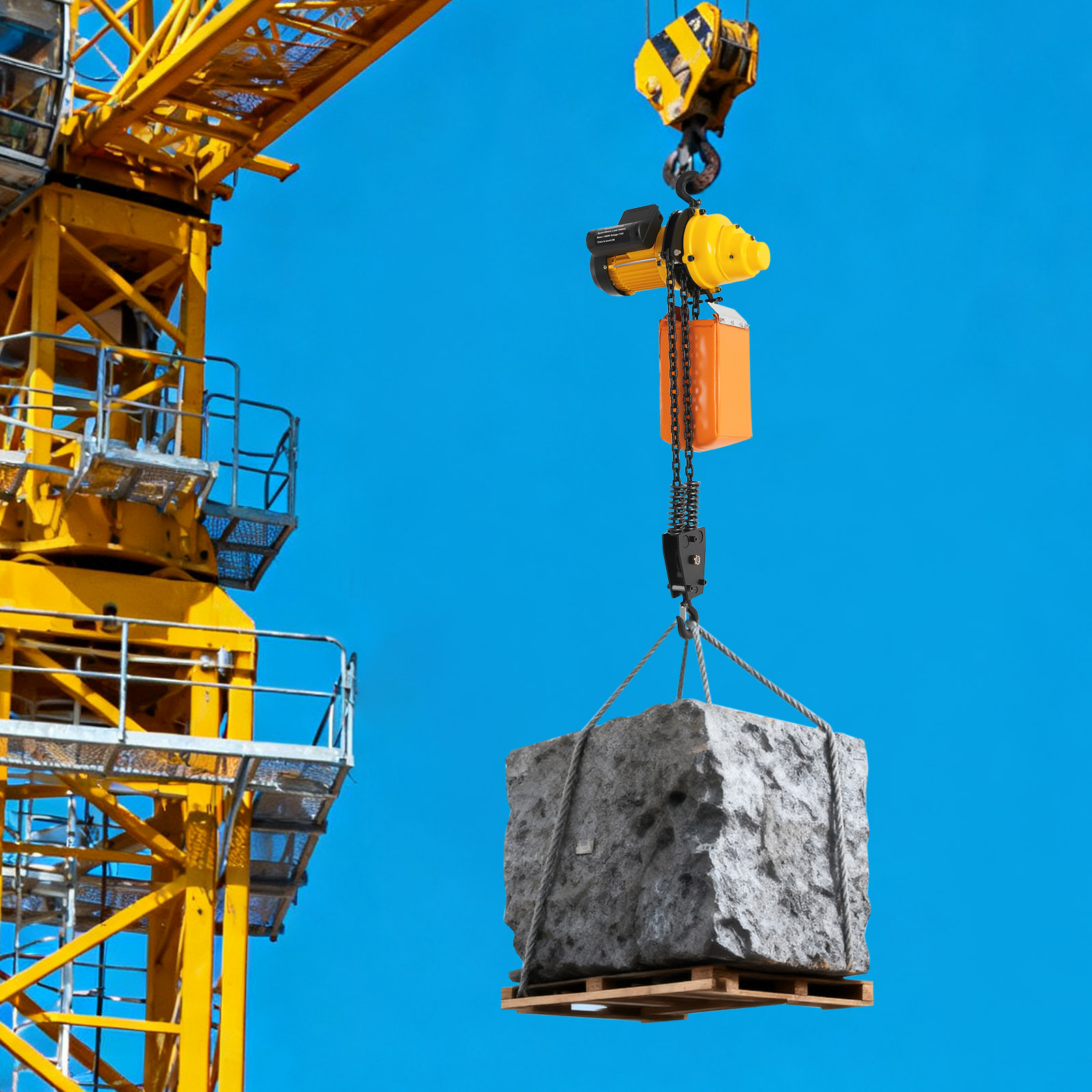110V Electric Chain Hoist with - Electric Chain Hoist ulasan dan harga