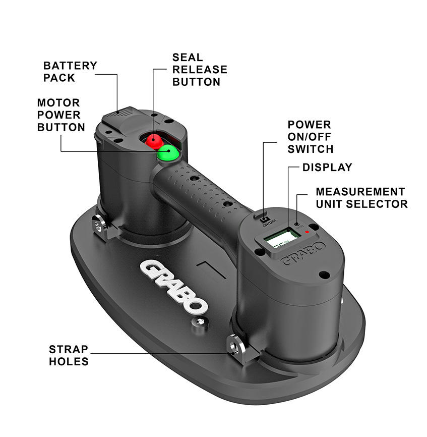 RAIZI Grabo Pro Electric Vacuu - Vacuum Suction Cup Lifter ulasan dan harga