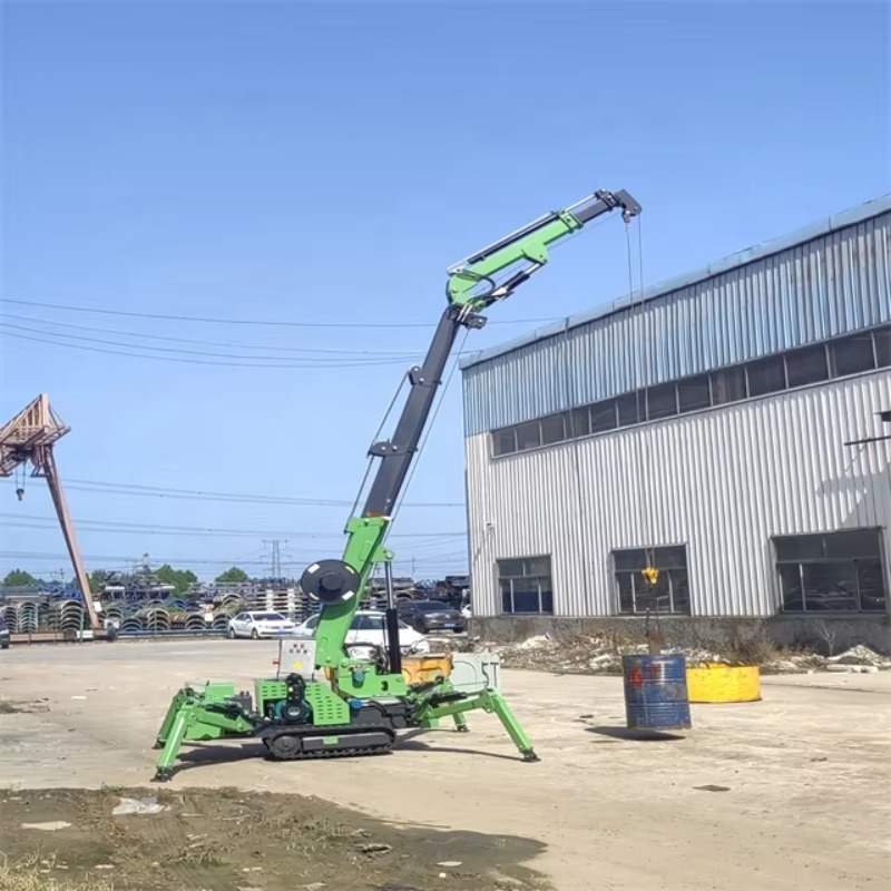 Compact Mini Spider Crane Hydr - Heavy Equipment Electrical ulasan dan harga