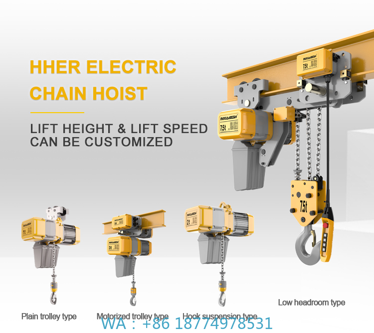 Popular High Quality Low Headr - Electric Chain Hoist ulasan dan harga