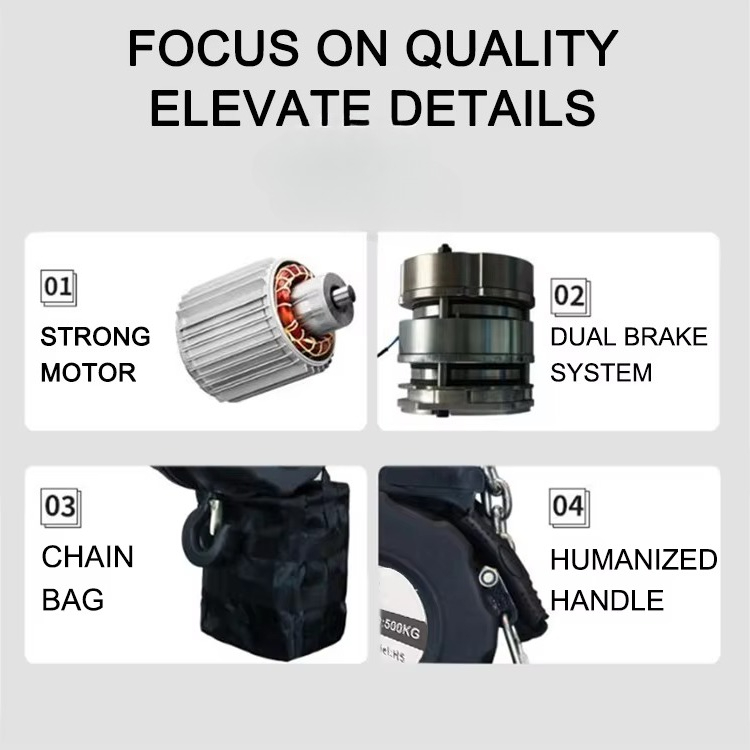 Electric Chain Hoist 500kg 1t  - Electric Chain Hoist ulasan dan harga