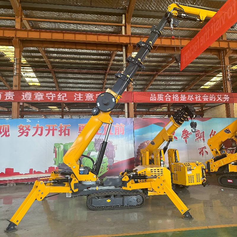 Compact Mini Spider Crane Hydr - Heavy Equipment Electrical ulasan dan harga
