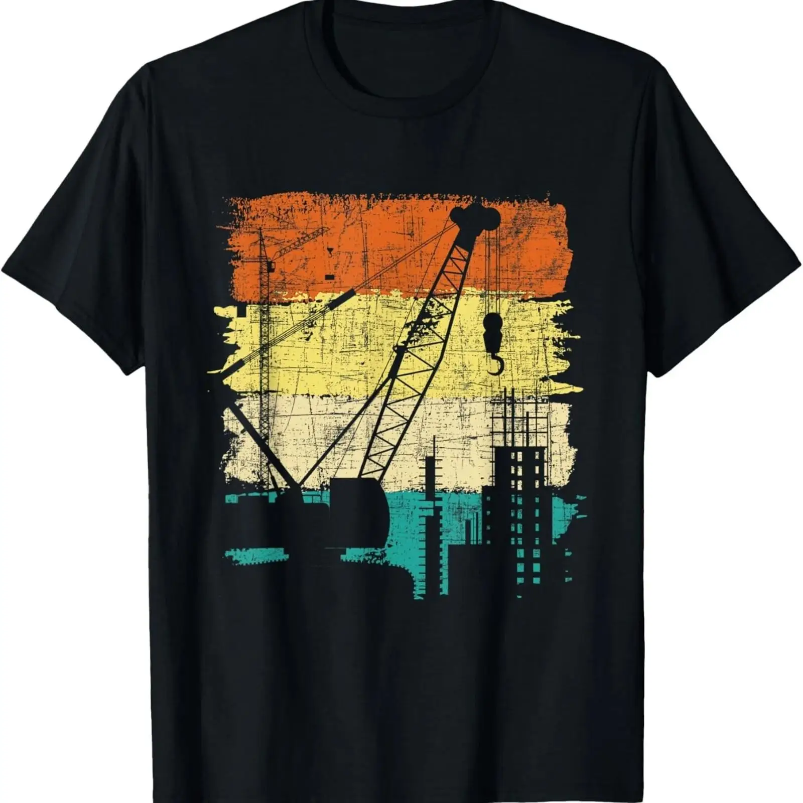 Crane Operator Retro Tower Hea - Heavy Equipment Driver ulasan dan harga