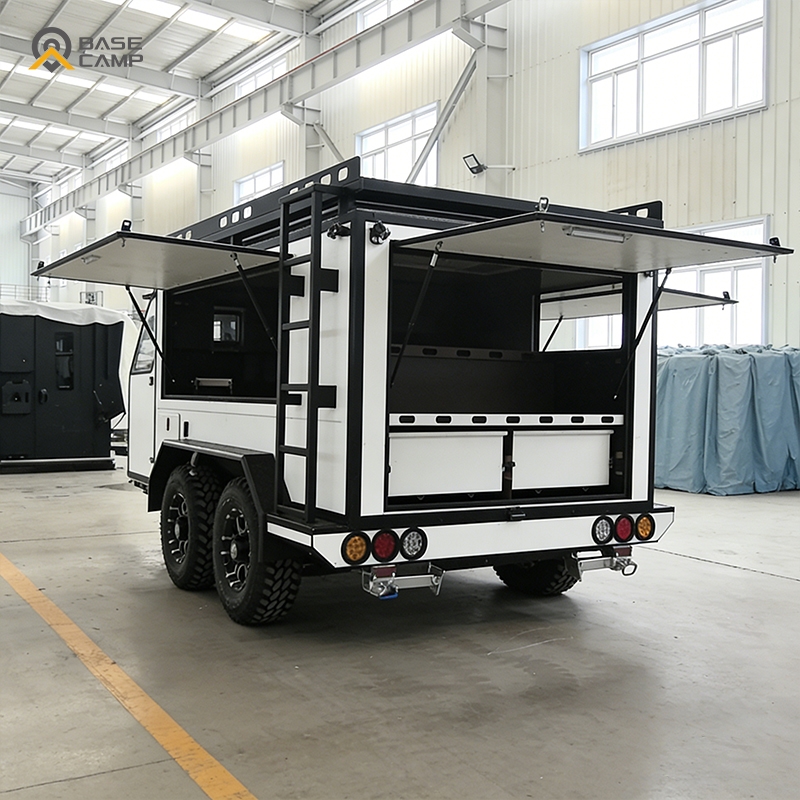 Heavy Duty Enclosed Utility Tr - Heavy Equipment Hauler ulasan dan harga